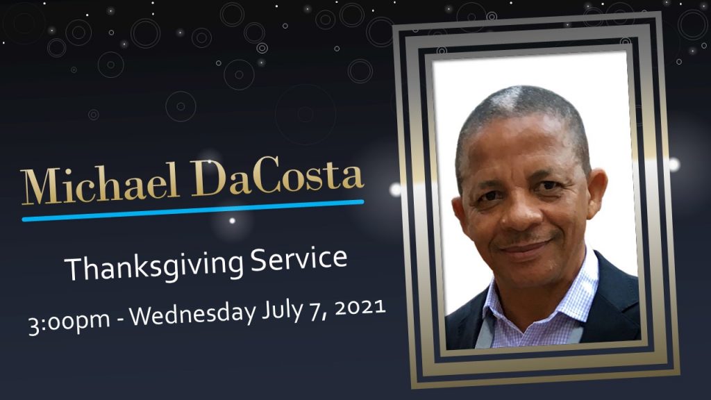 Michael DaCosta Thanksgiving Service